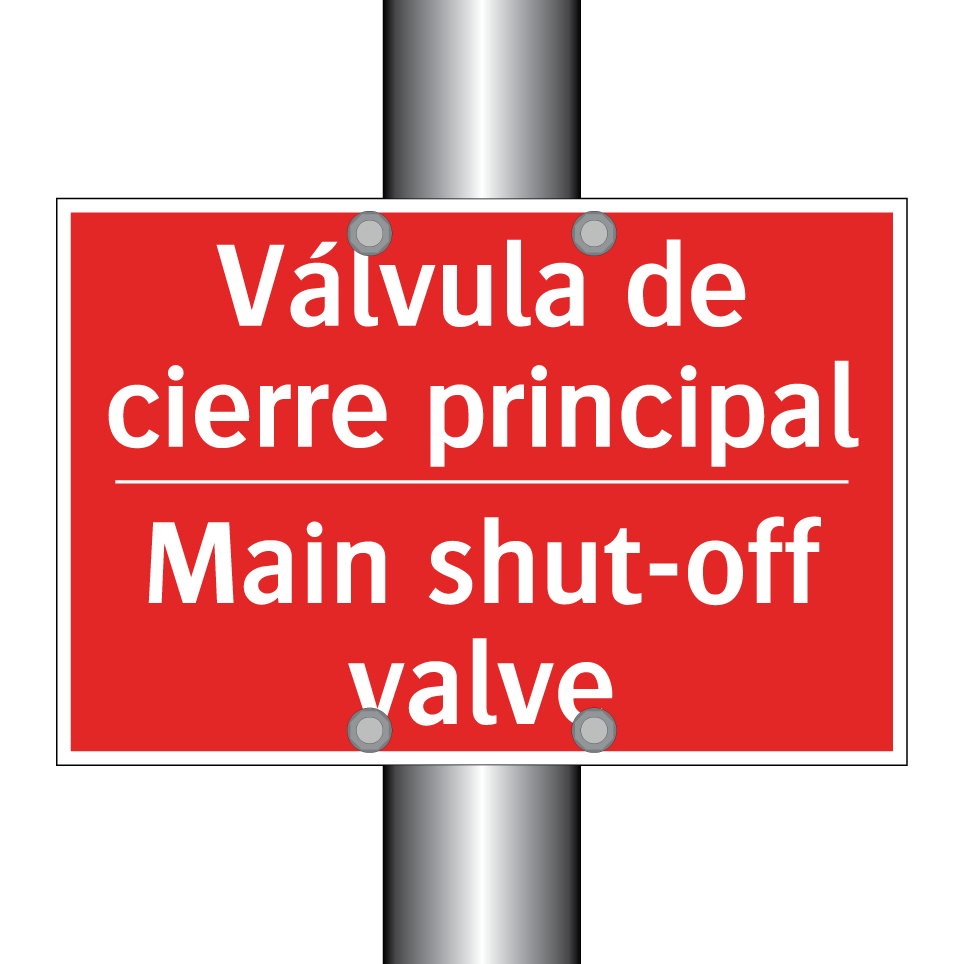 Válvula de cierre principal - Main shut-off valve
