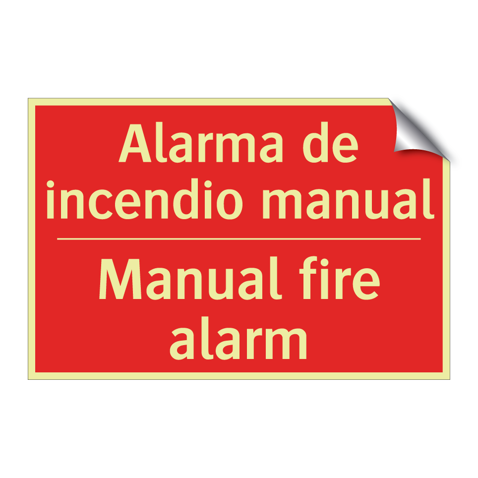 Alarma de incendio manual - Manual fire alarm