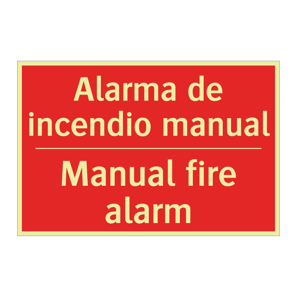 Alarma de incendio manual - Manual fire alarm