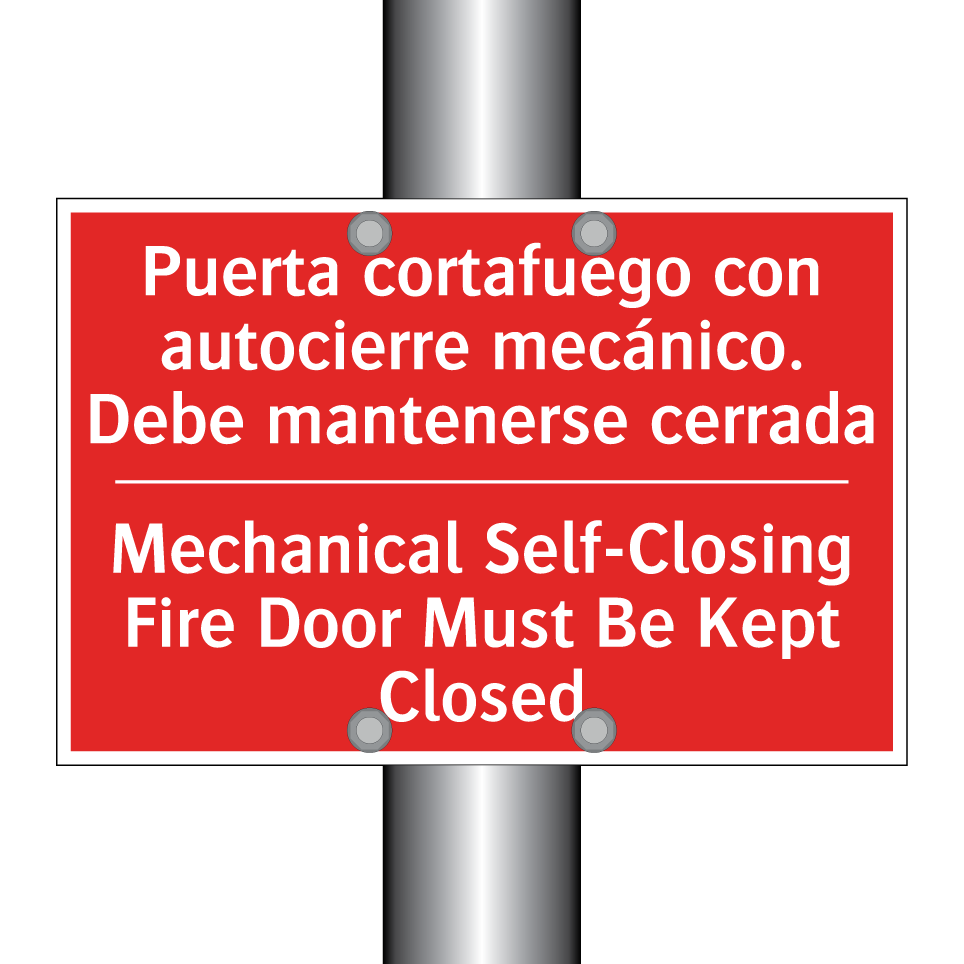 Puerta cortafuego con /.../ - Mechanical Self-Closing Fire /.../