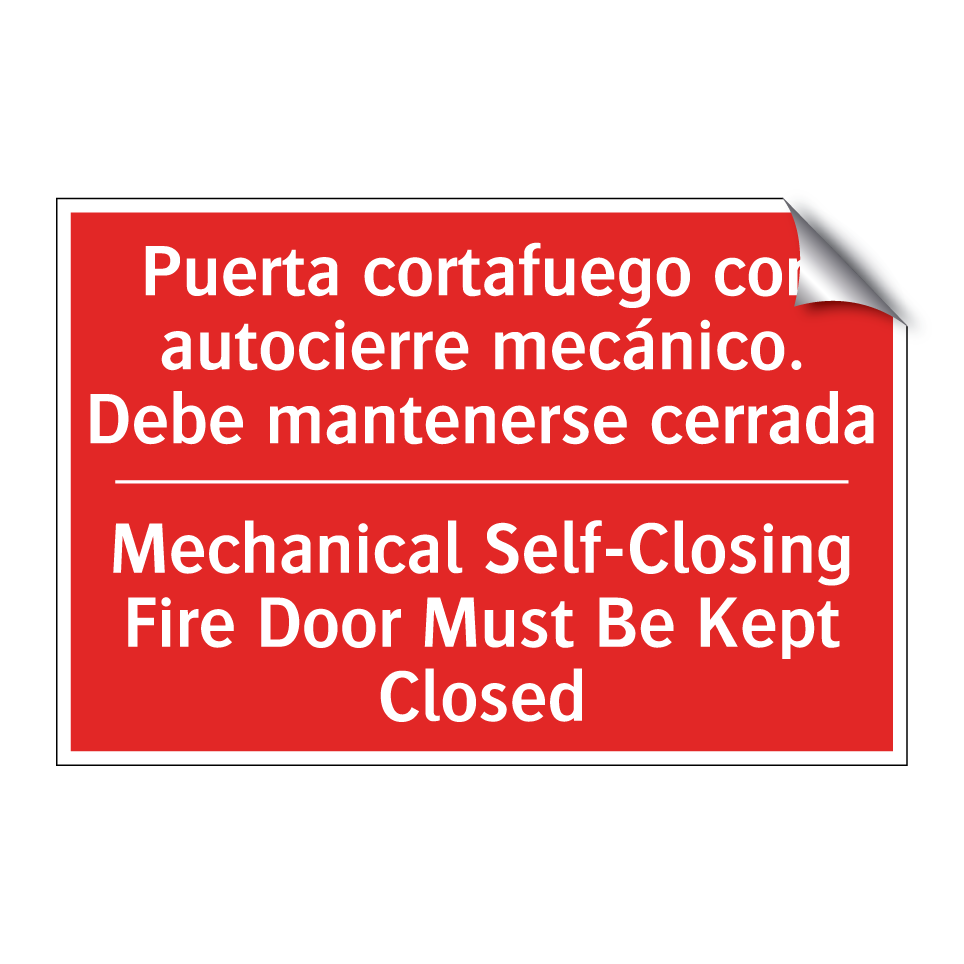 Puerta cortafuego con /.../ - Mechanical Self-Closing Fire /.../