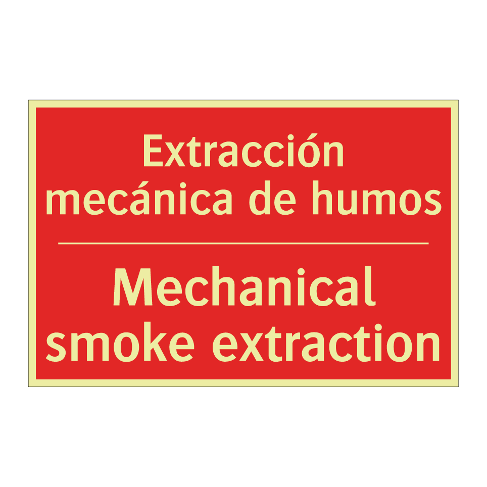 Extracción mecánica de humos - Mechanical smoke extraction