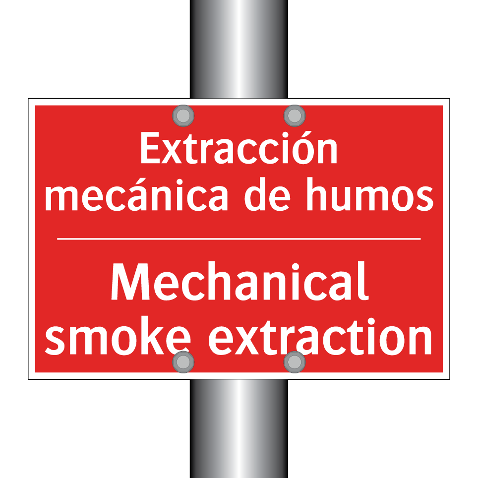Extracción mecánica de humos - Mechanical smoke extraction