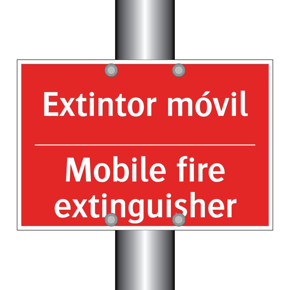 Extintor móvil - Mobile fire extinguisher