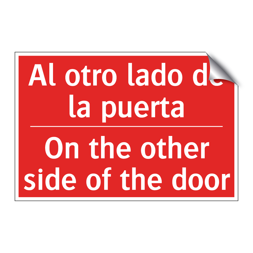Al otro lado de la puerta - On the other side of the door