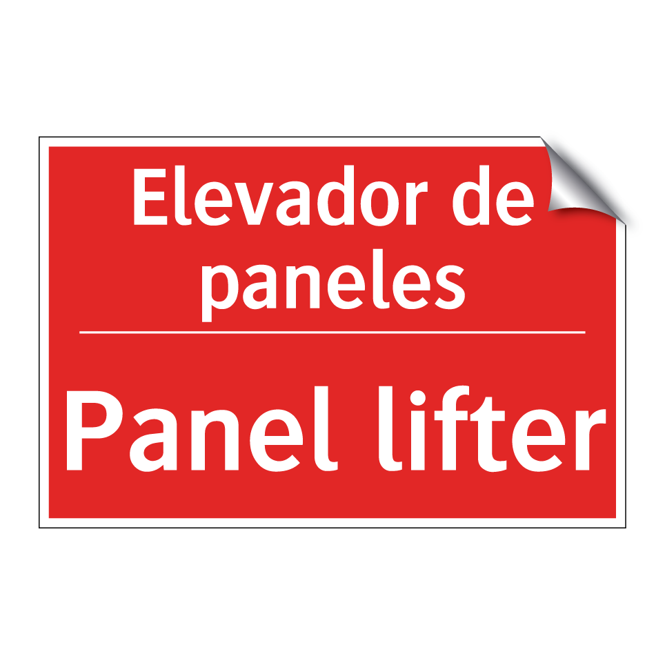 Elevador de paneles - Panel lifter