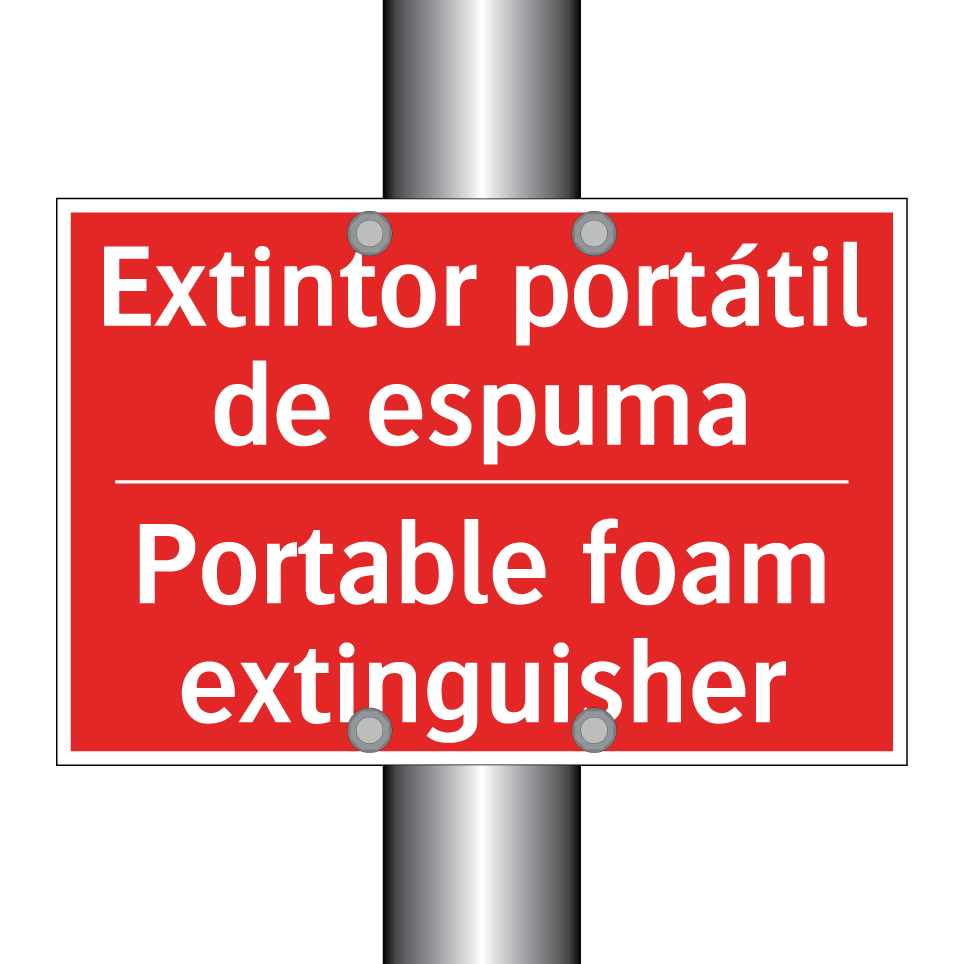 Extintor portátil de espuma - Portable foam extinguisher