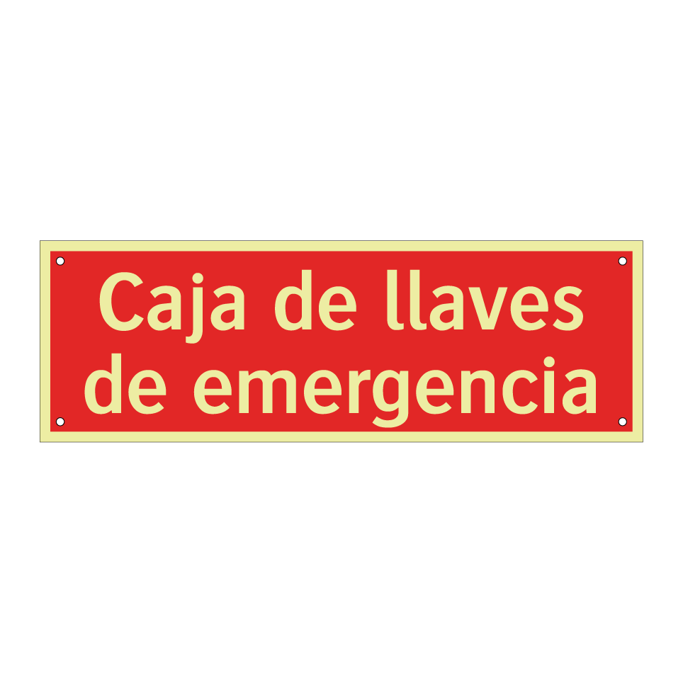 Caja de llaves de emergencia