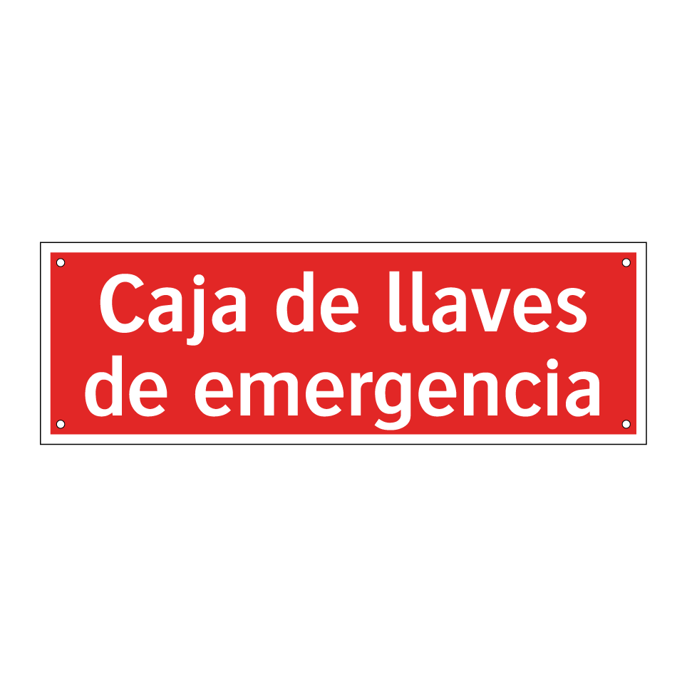Caja de llaves de emergencia