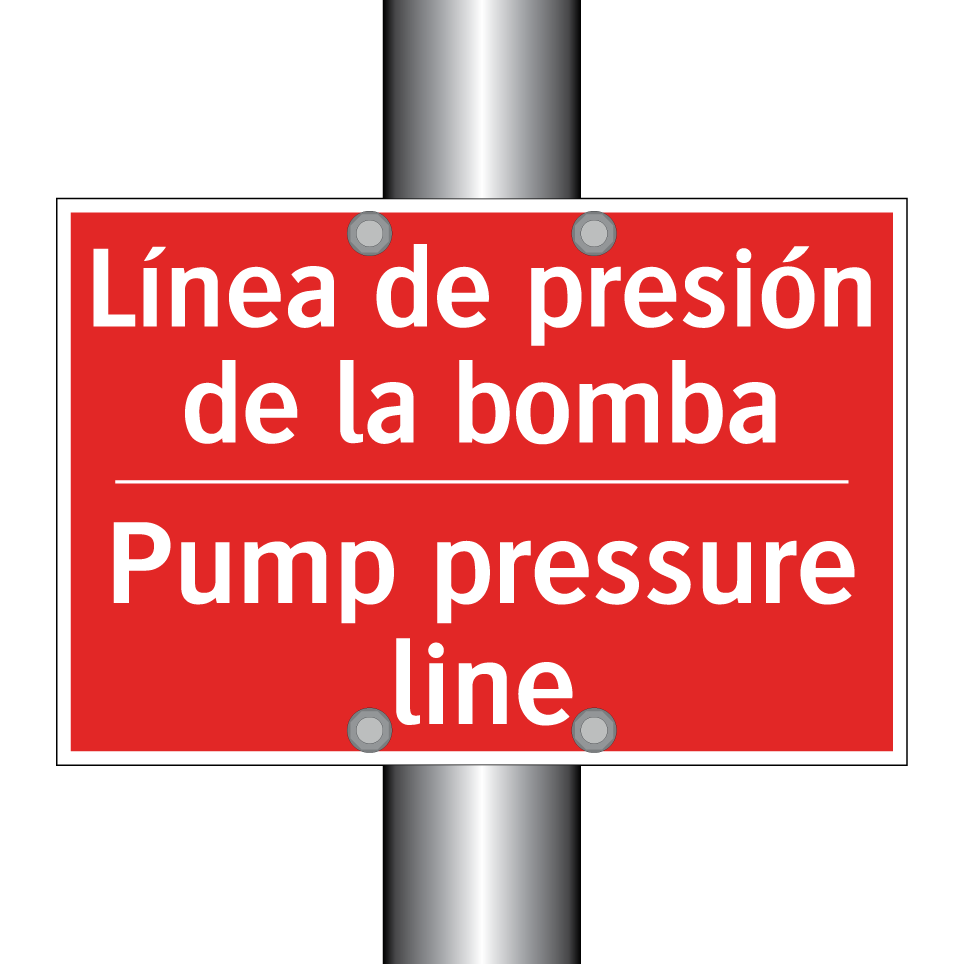 Línea de presión de la bomba - Pump pressure line