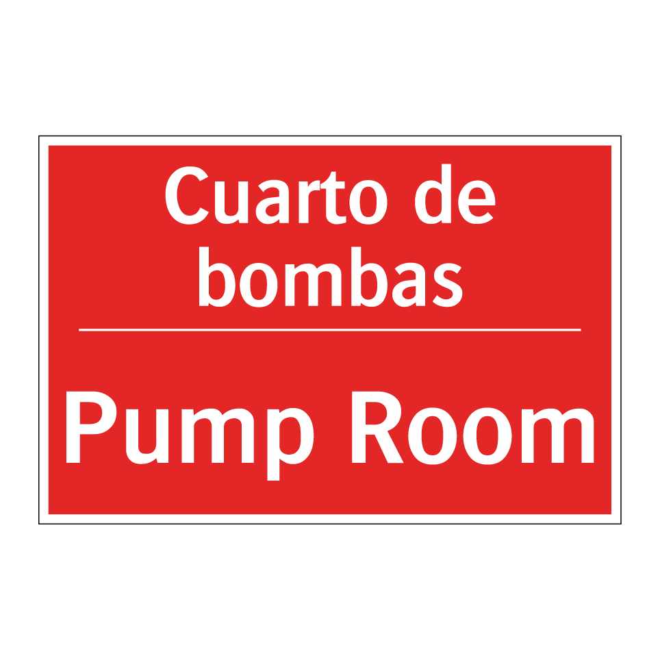 Cuarto de bombas - Pump Room