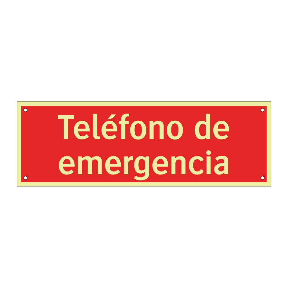 Teléfono de emergencia