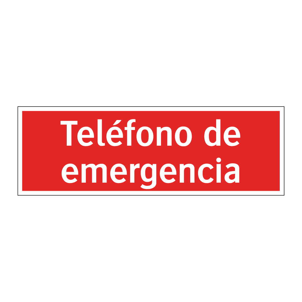 Teléfono de emergencia