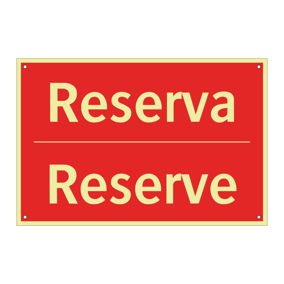 Reserva - Reserve
