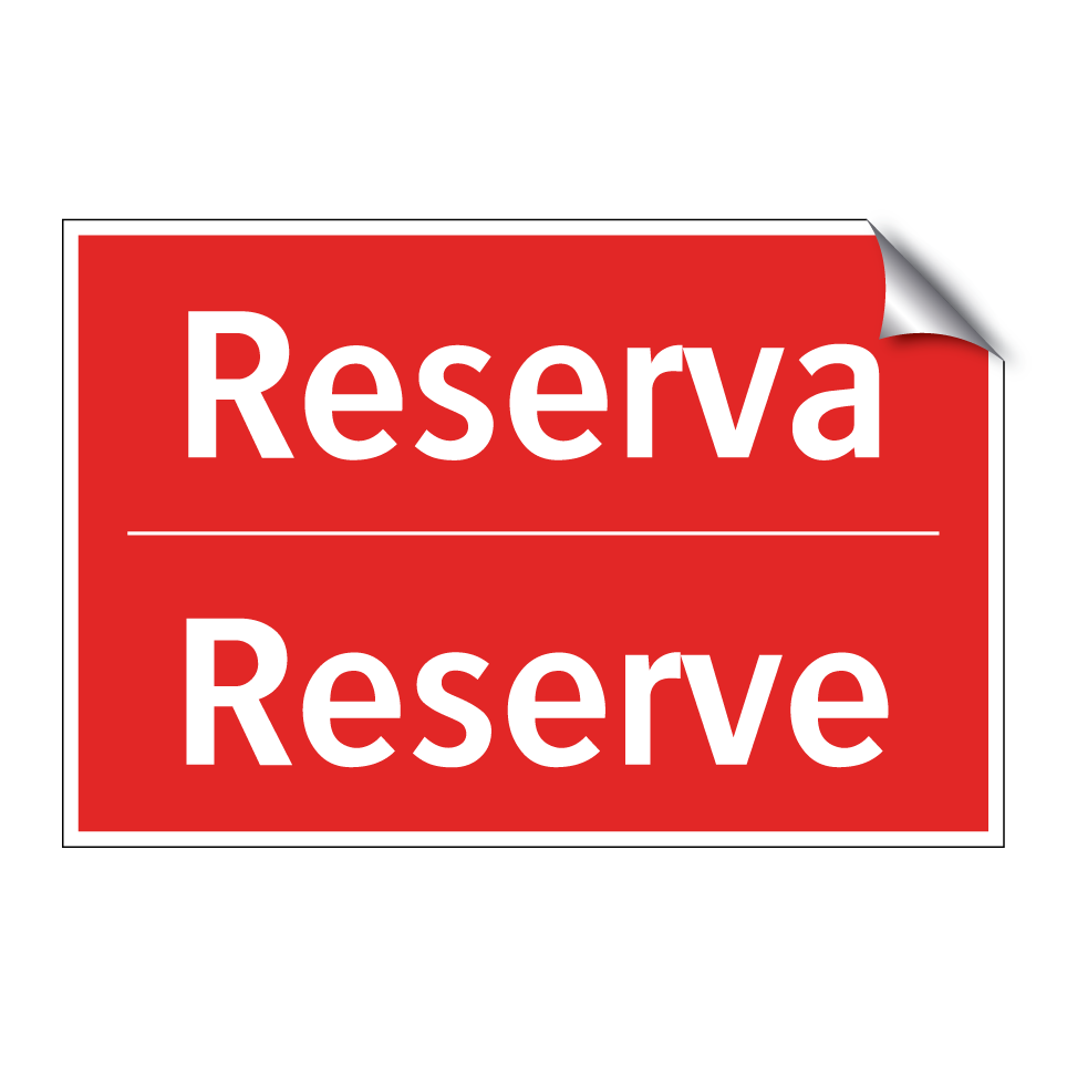 Reserva - Reserve