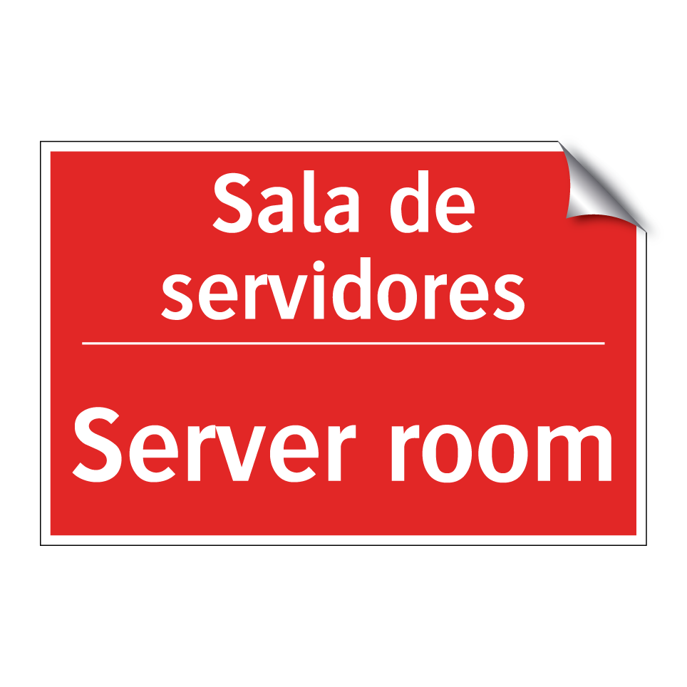 Sala de servidores - Server room