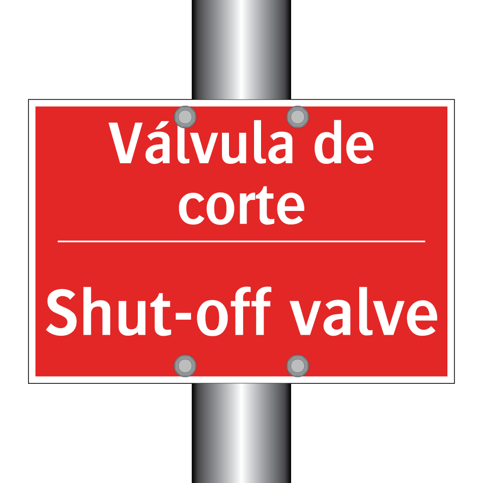 Válvula de corte - Shut-off valve