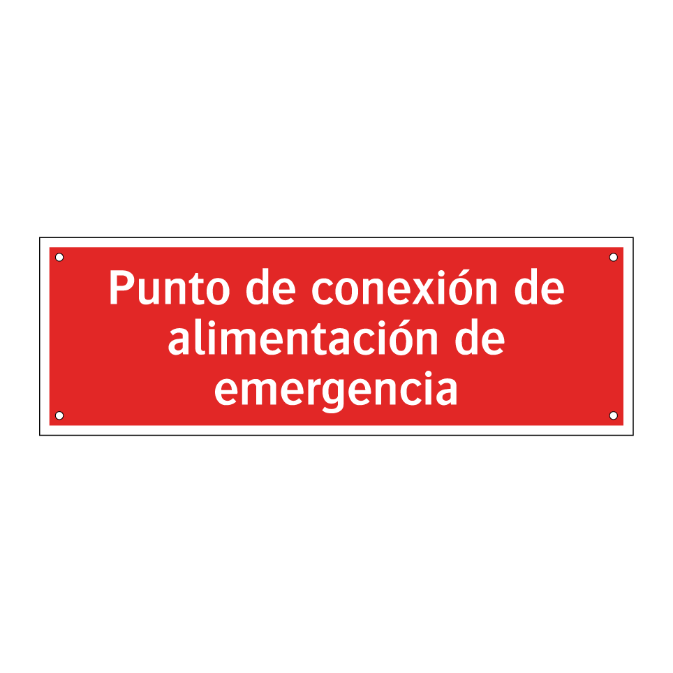 Punto de conexión de alimentación de emergencia
