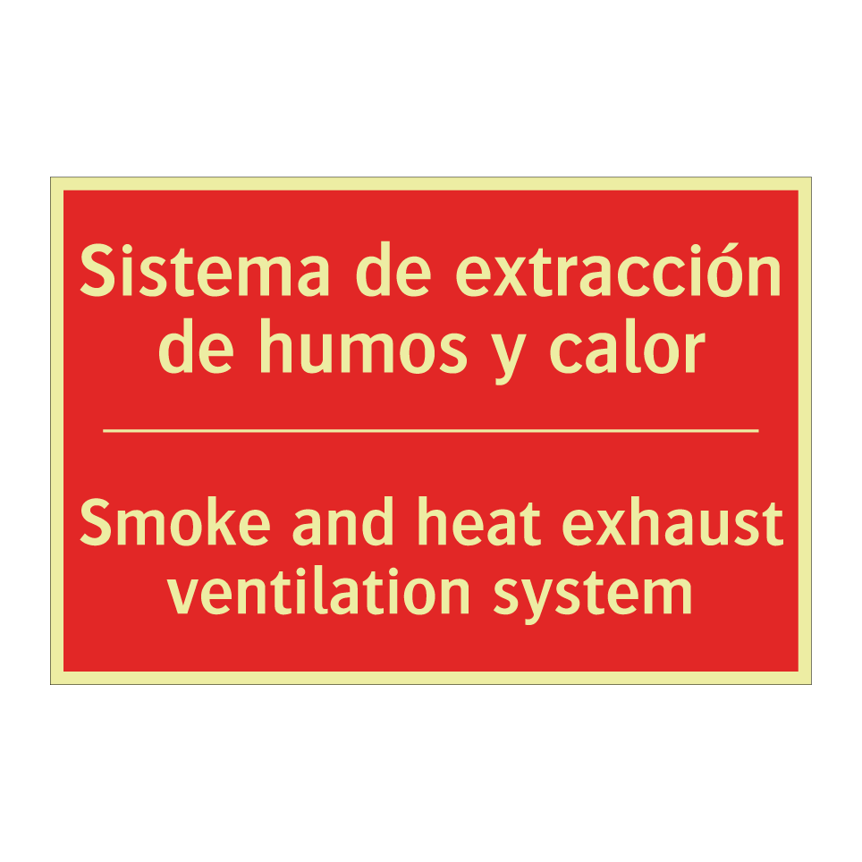 Sistema de extracción de /.../ - Smoke and heat exhaust /.../