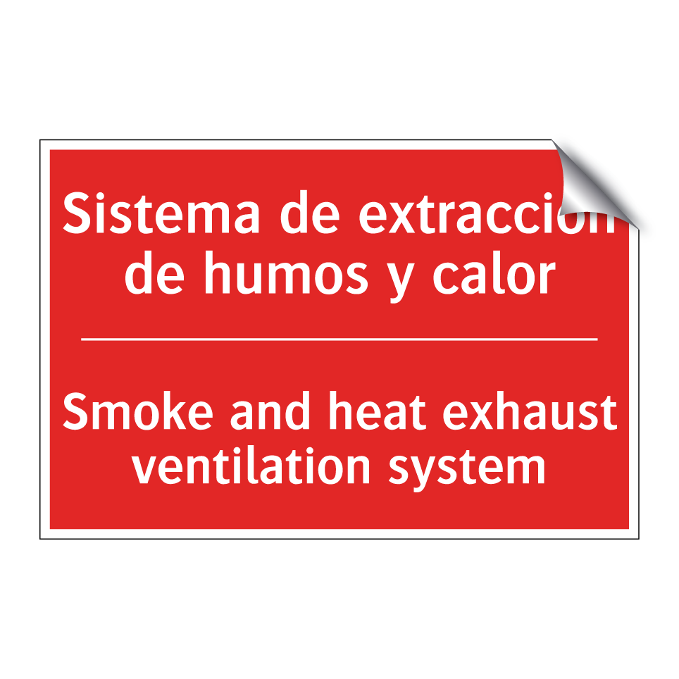 Sistema de extracción de /.../ - Smoke and heat exhaust /.../
