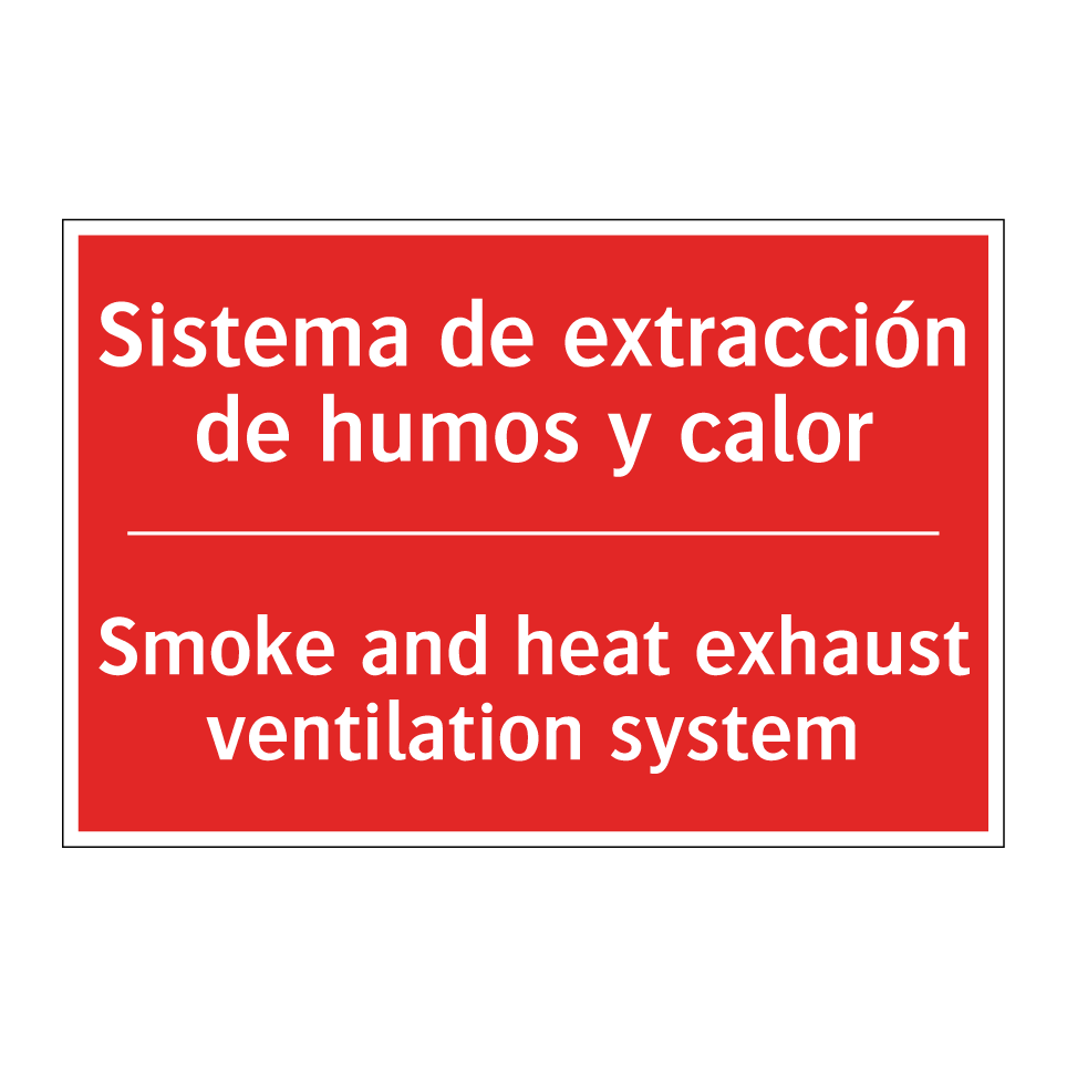 Sistema de extracción de /.../ - Smoke and heat exhaust /.../