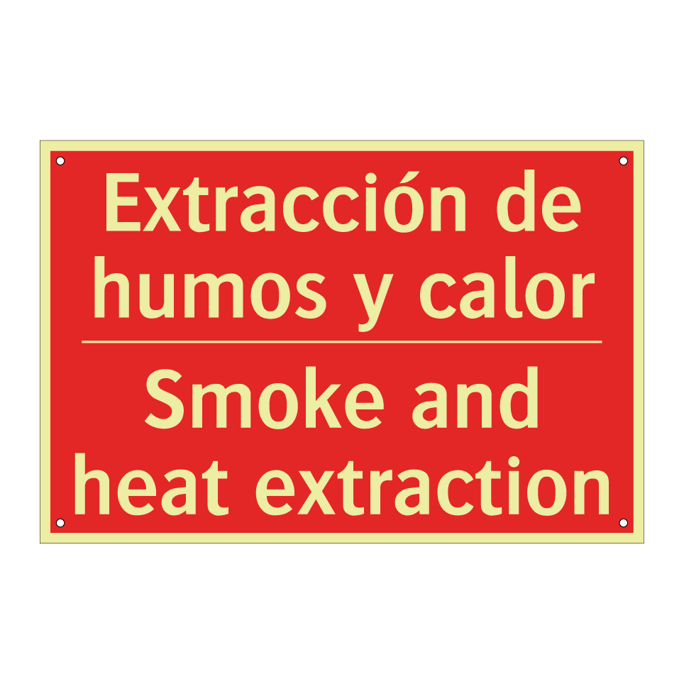 Extracción de humos y calor - Smoke and heat extraction
