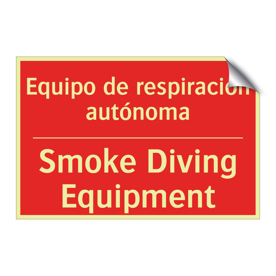 Equipo de respiración autónoma - Smoke Diving Equipment