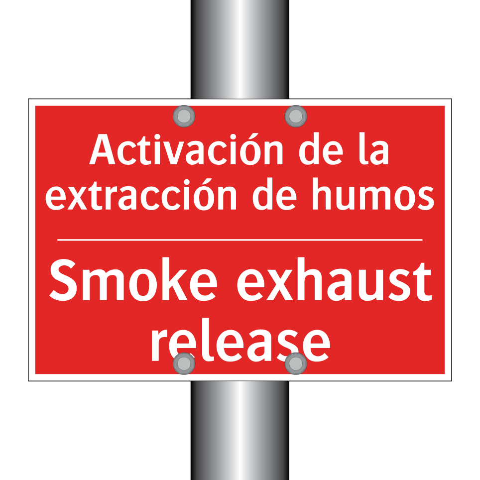 Activación de la extracción /.../ - Smoke exhaust release