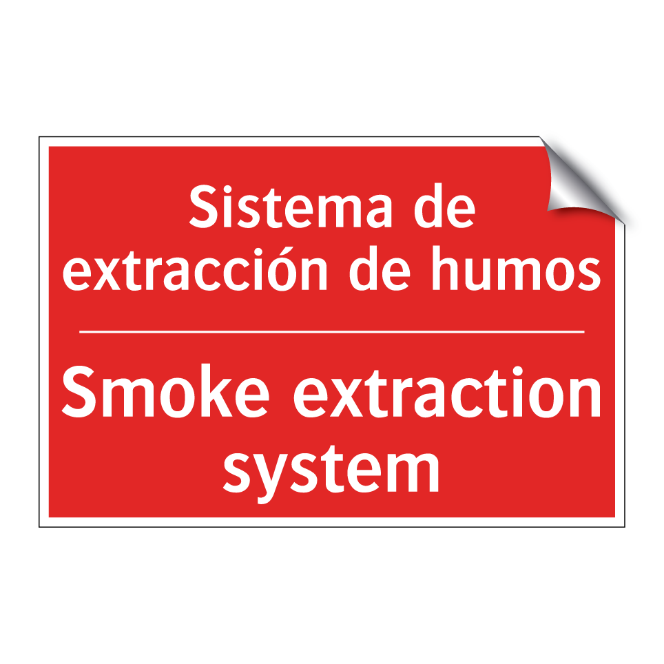 Sistema de extracción de humos - Smoke extraction system