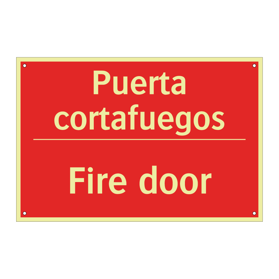 Puerta cortafuegos - Fire door
