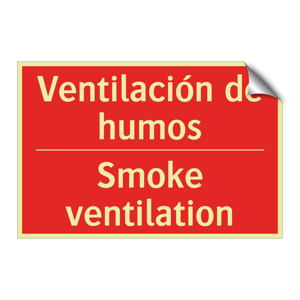 Ventilación de humos - Smoke ventilation