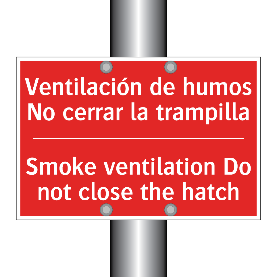 Ventilación de humos /.../ - Smoke ventilation Do not /.../
