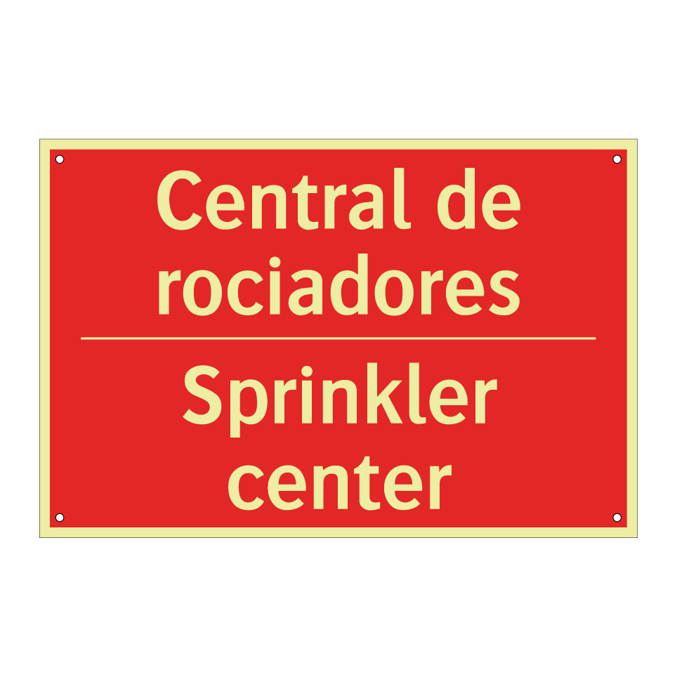 Central de rociadores - Sprinkler center