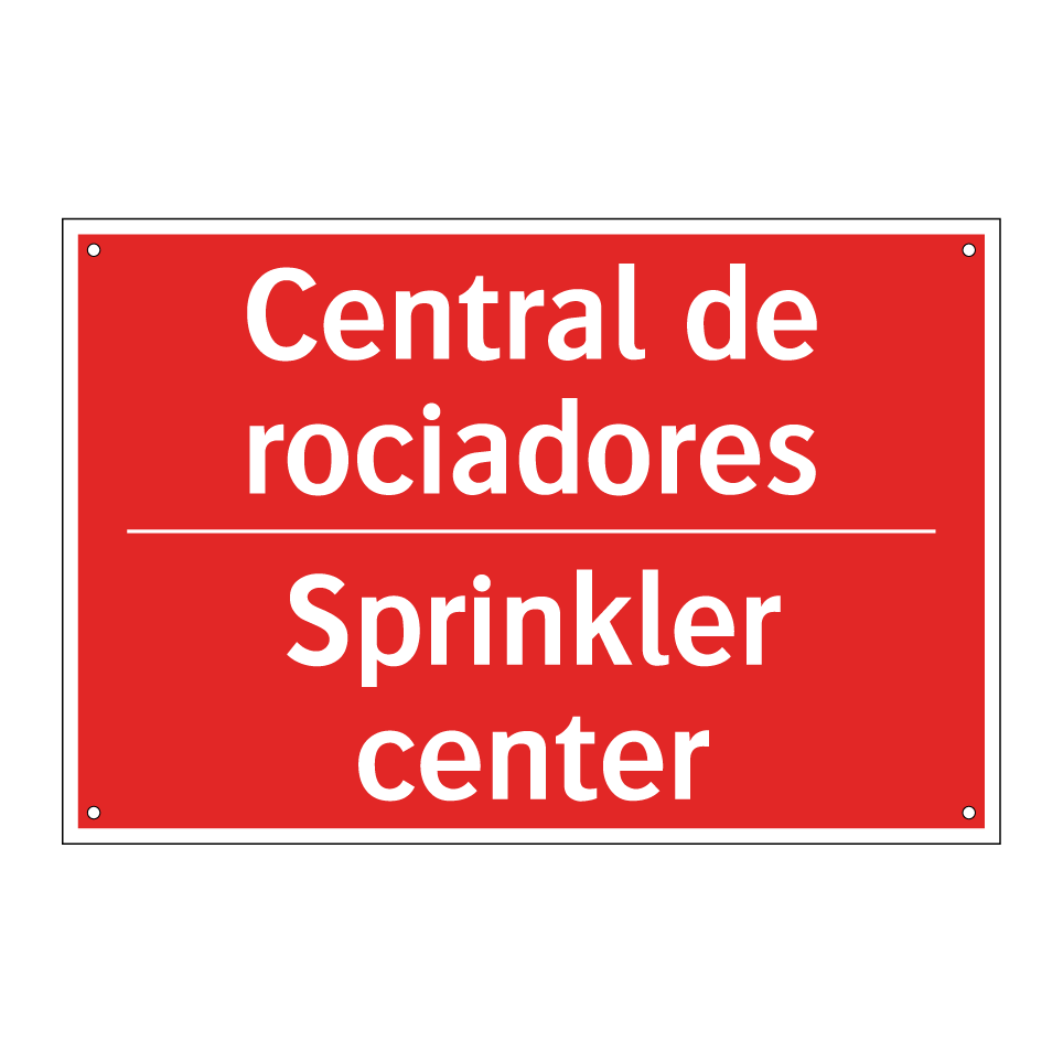 Central de rociadores - Sprinkler center