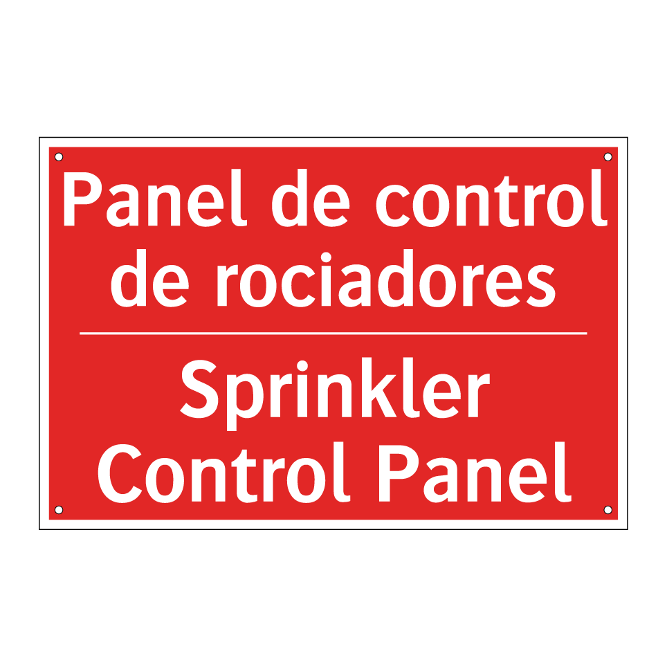 Panel de control de rociadores - Sprinkler Control Panel