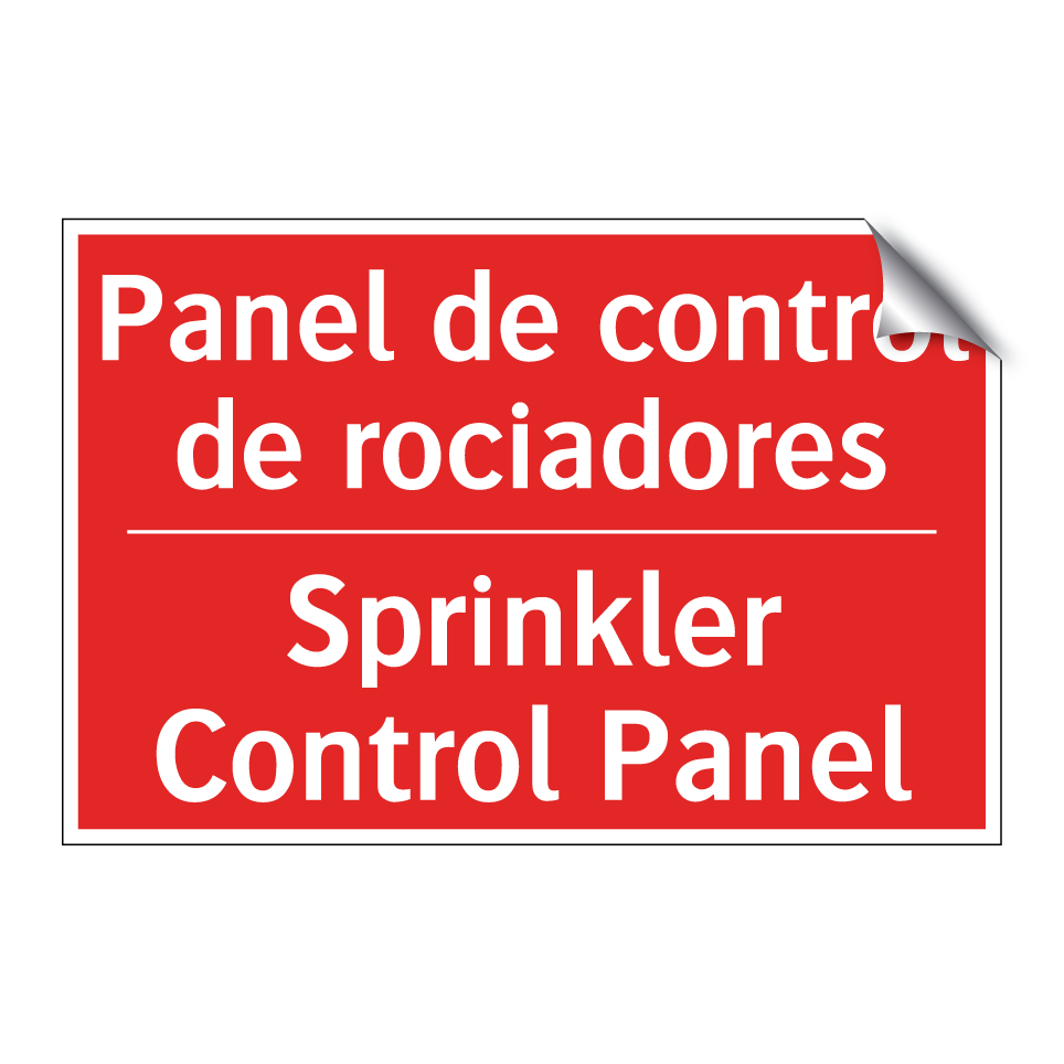 Panel de control de rociadores - Sprinkler Control Panel