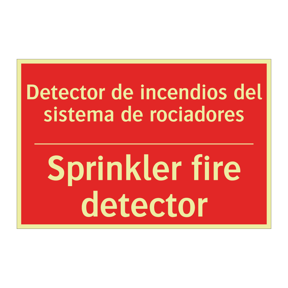 Detector de incendios del /.../ - Sprinkler fire detector