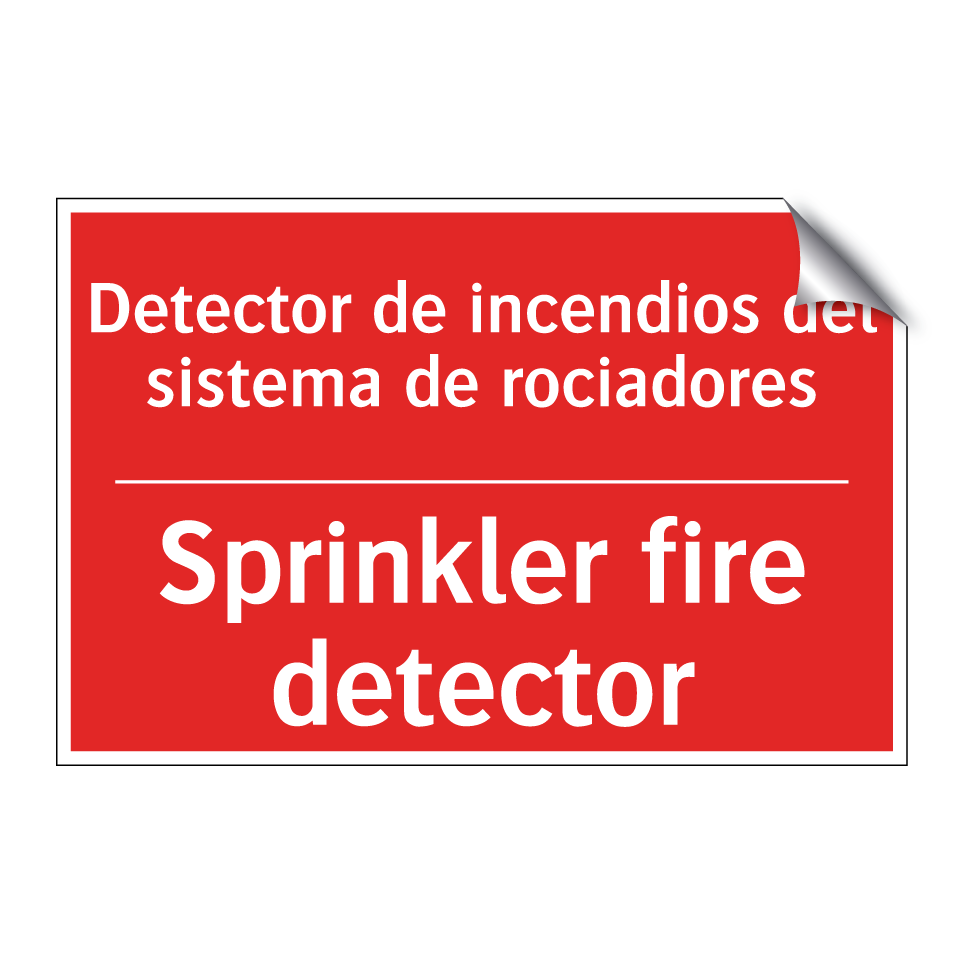 Detector de incendios del /.../ - Sprinkler fire detector