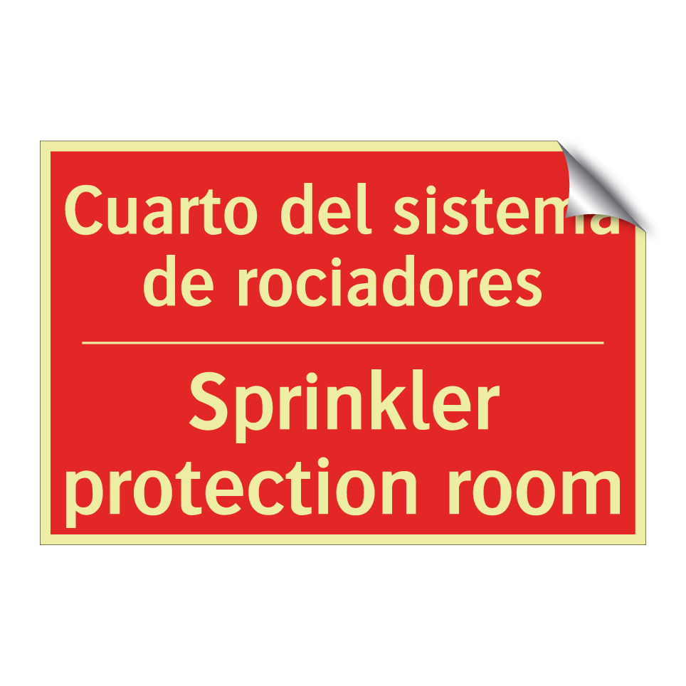 Cuarto del sistema de /.../ - Sprinkler protection room