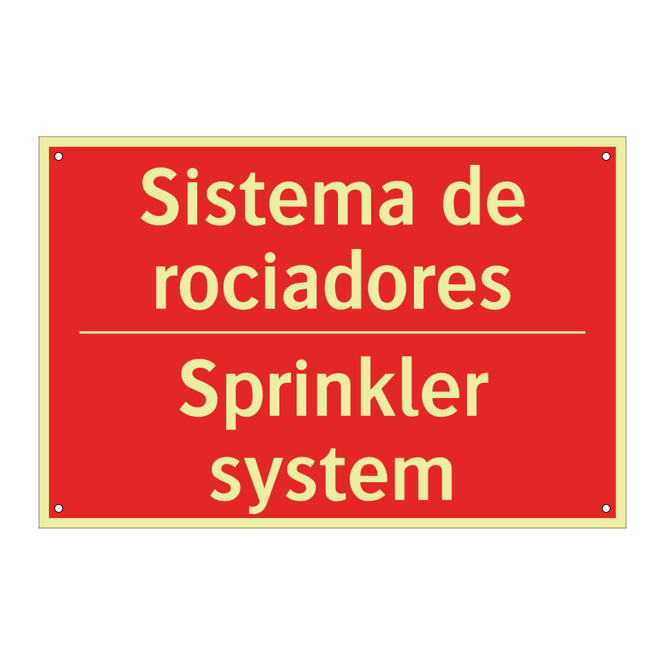 Sistema de rociadores - Sprinkler system