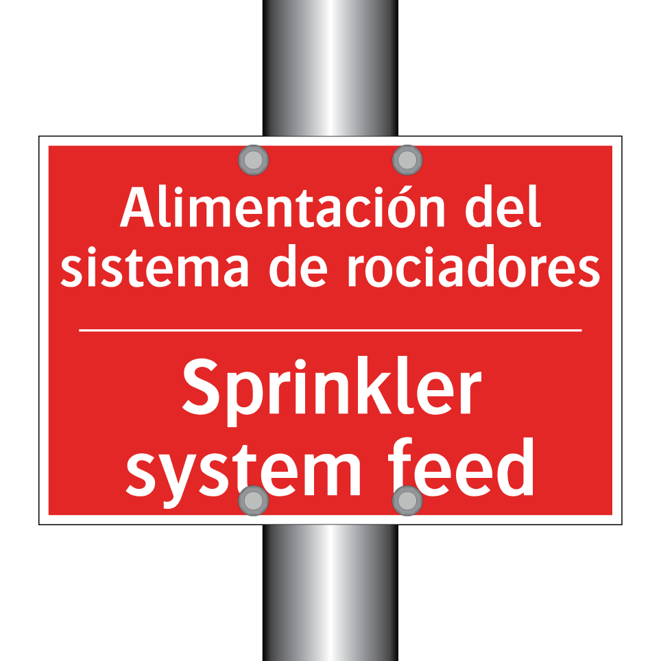 Alimentación del sistema de /.../ - Sprinkler system feed