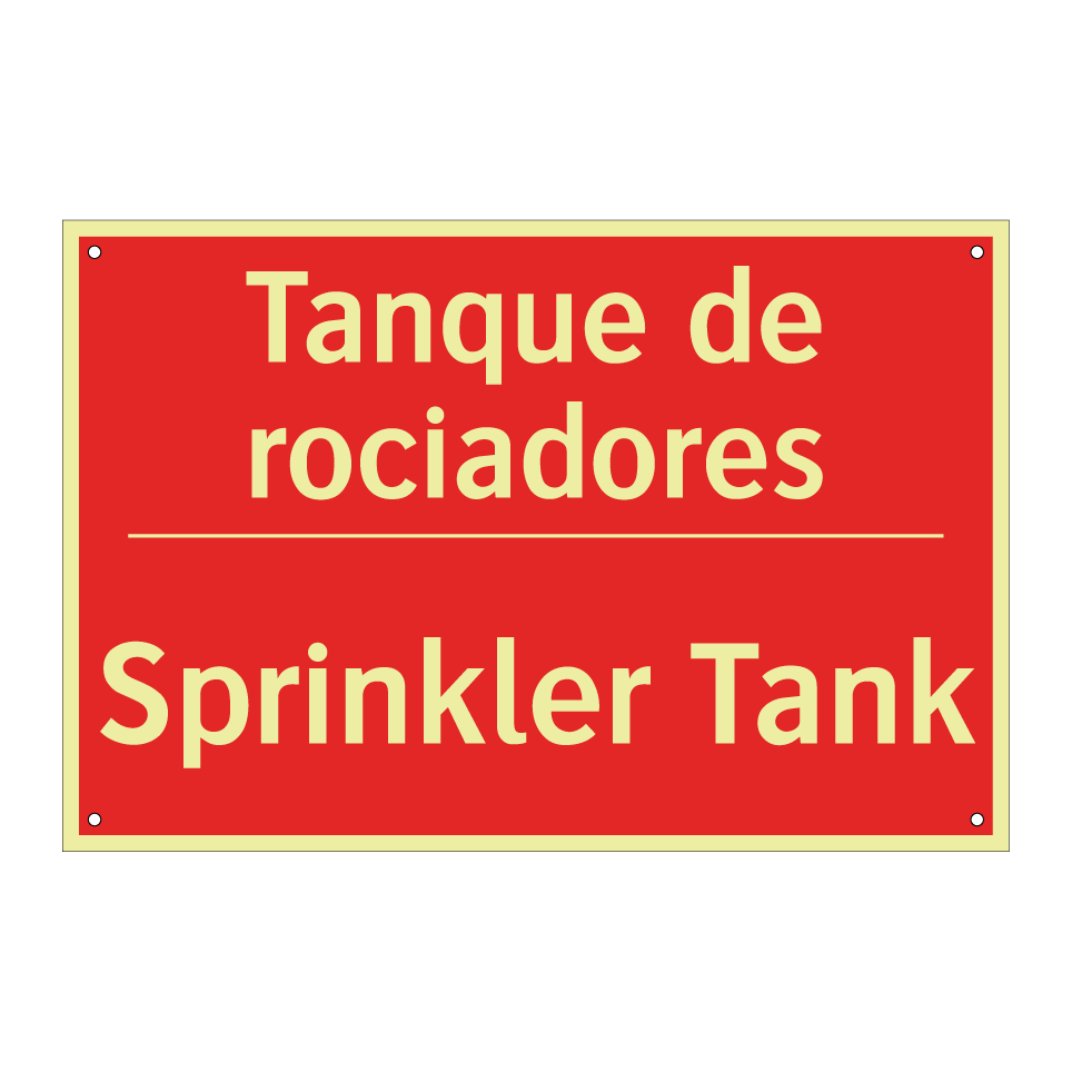 Tanque de rociadores - Sprinkler Tank