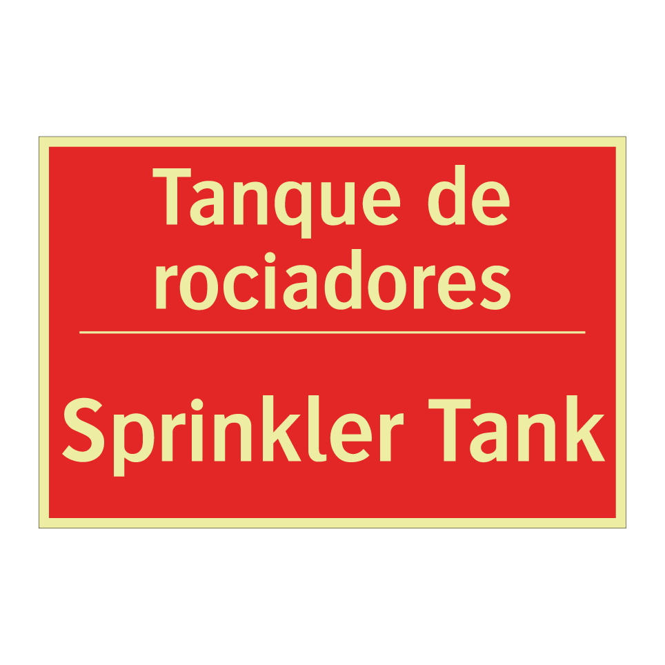 Tanque de rociadores - Sprinkler Tank