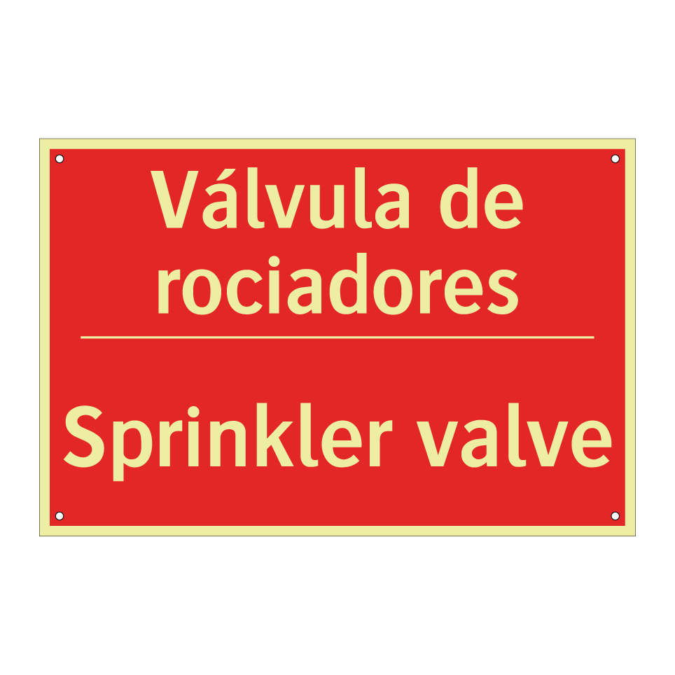 Válvula de rociadores - Sprinkler valve