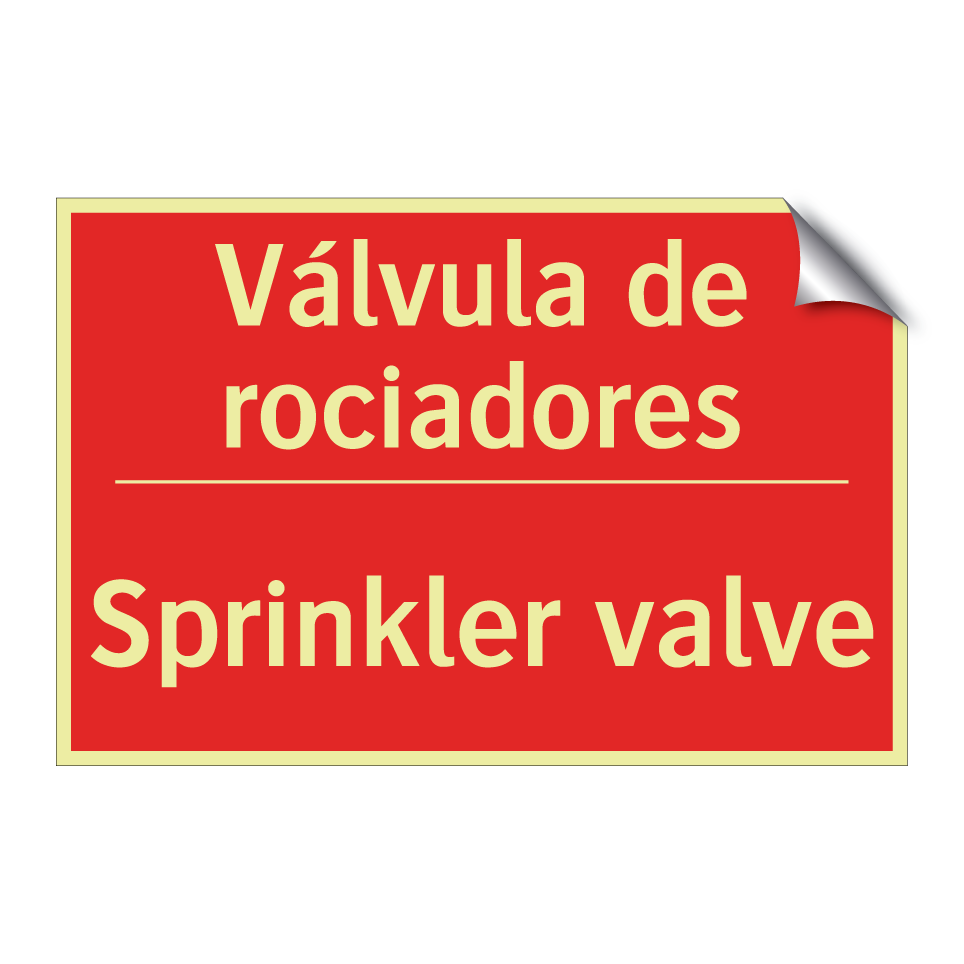 Válvula de rociadores - Sprinkler valve