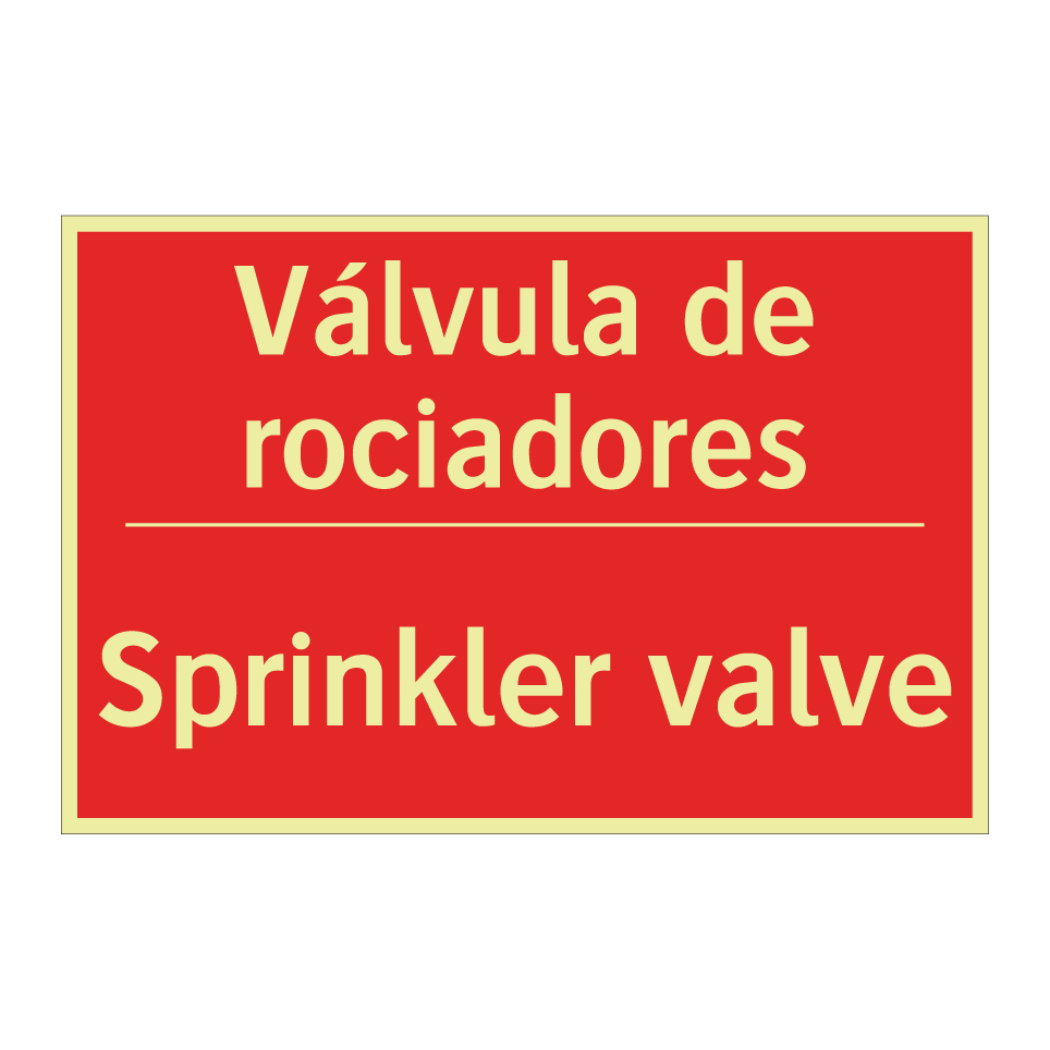 Válvula de rociadores - Sprinkler valve