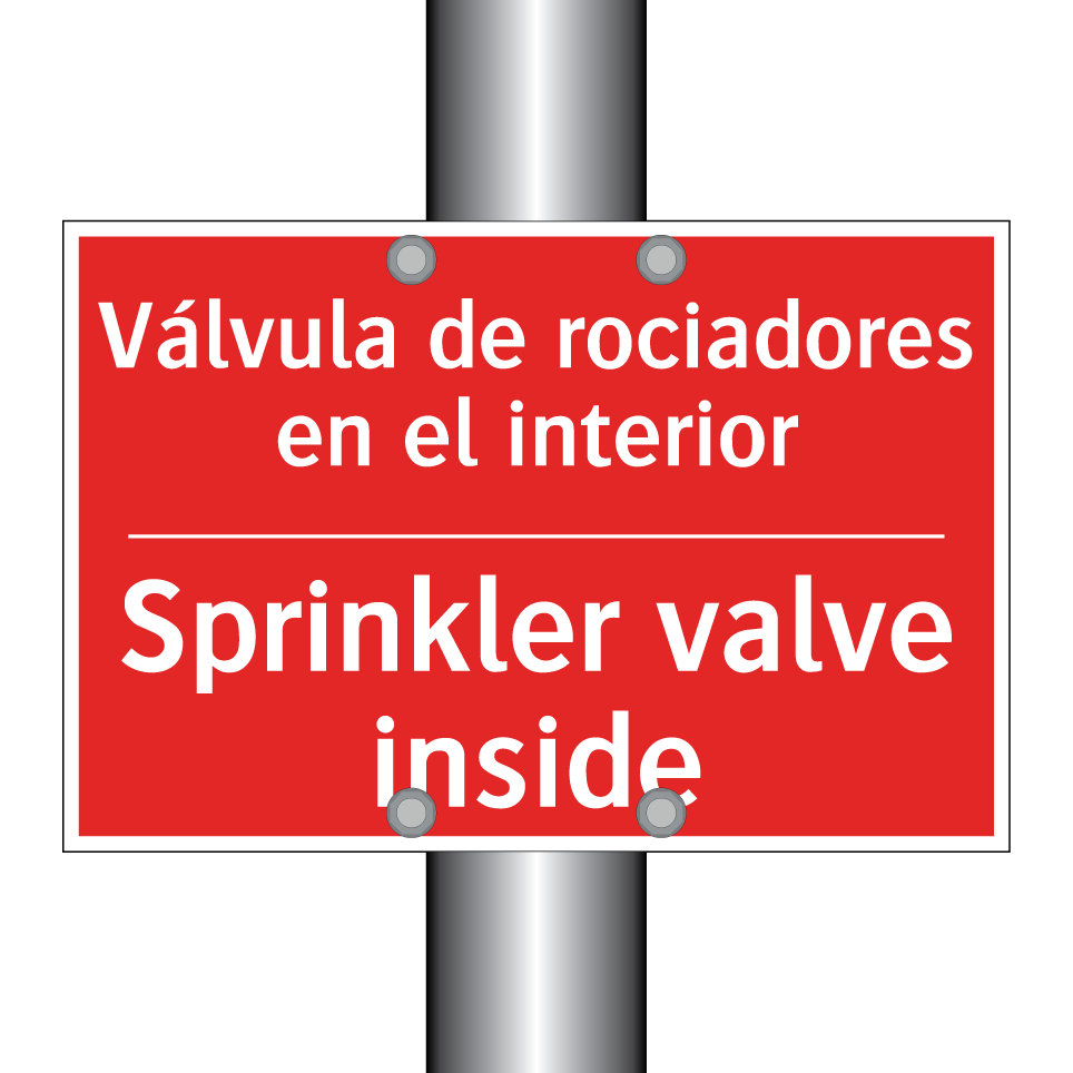 Válvula de rociadores en el /.../ - Sprinkler valve inside