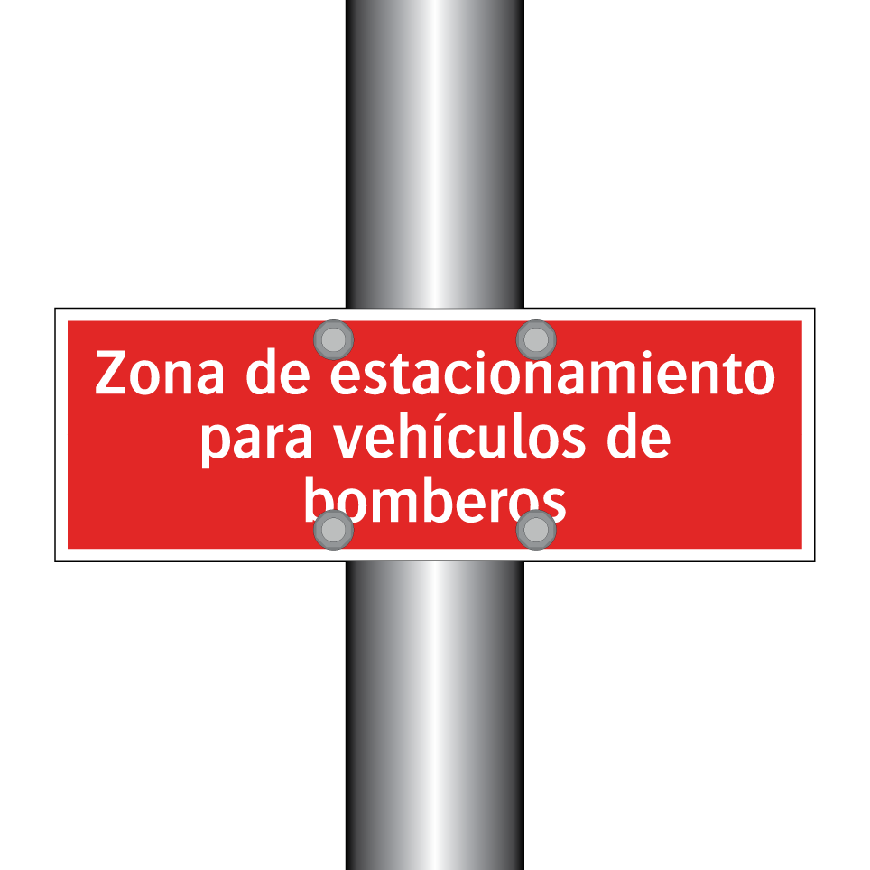 Zona de estacionamiento para vehículos de bomberos
