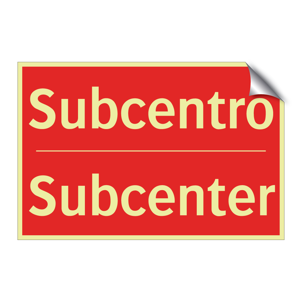 Subcentro - Subcenter
