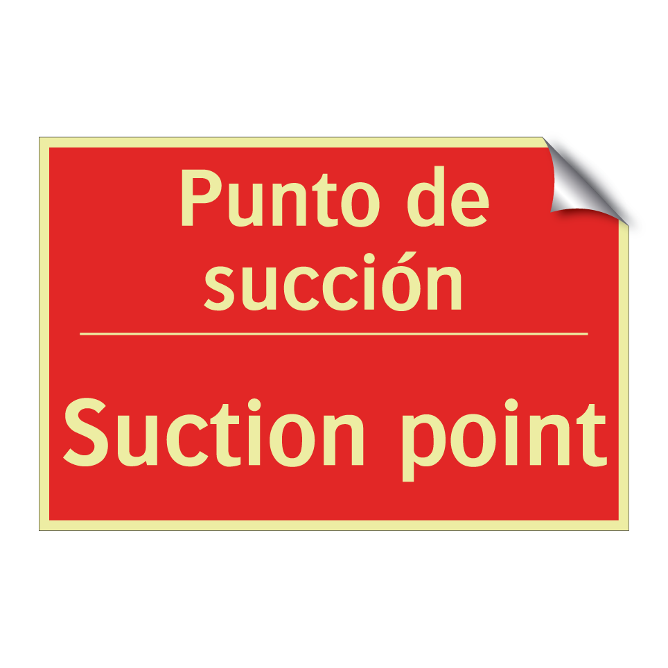 Punto de succión - Suction point